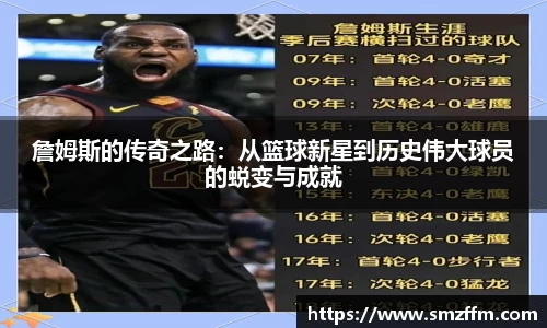 詹姆斯的传奇之路：从篮球新星到历史伟大球员的蜕变与成就